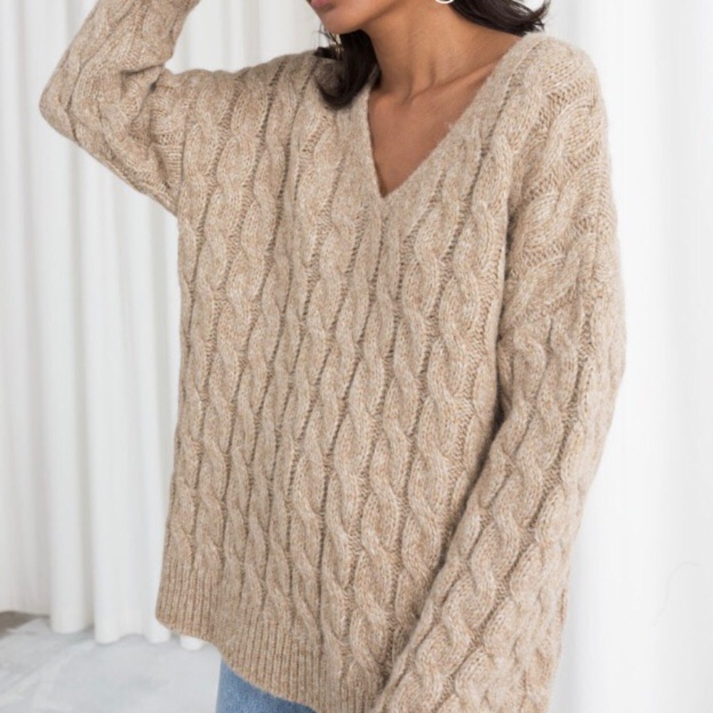 NWOT oversized fisherman sweater &other stories